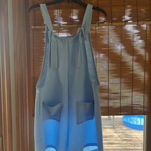 Never worn baby blue romper